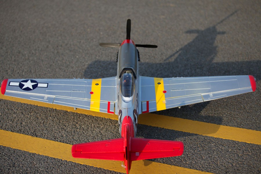 �˾���ũ  [FMS] P-51D V8 RED Tail 1400mm EPO PNP 11