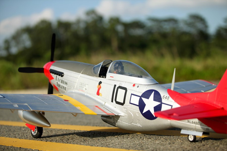 �˾���ũ  [FMS] P-51D V8 RED Tail 1400mm EPO PNP 14
