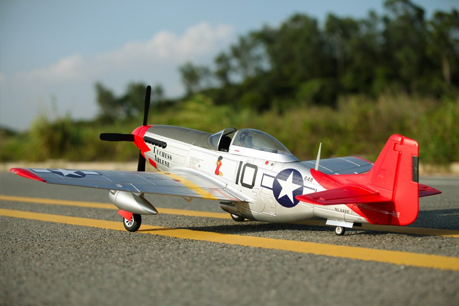 �˾���ũ  [FMS] P-51D V8 RED Tail 1400mm EPO PNP 17