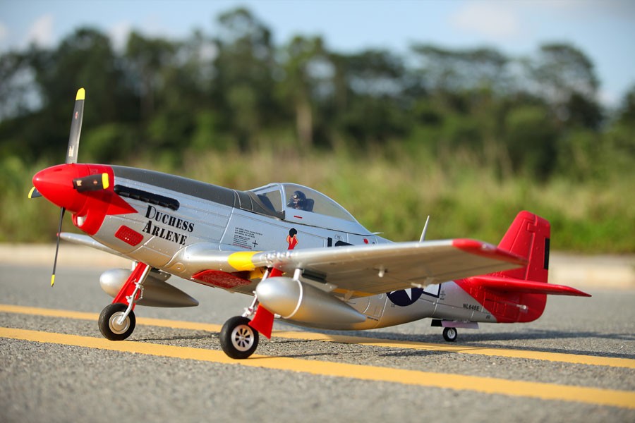 �˾���ũ  [FMS] P-51D V8 RED Tail 1400mm EPO PNP 18