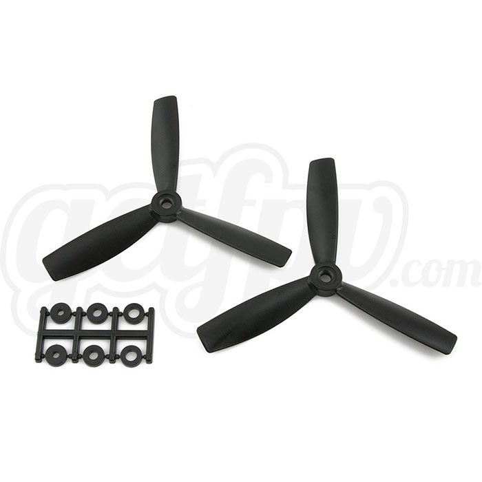 ¾Ë¾¾¹ðÅ© HQProp 5x4.5x3R ¿ªÇÇÄ¡ Bullnose Propeller - (Set of 2 - Black) 1