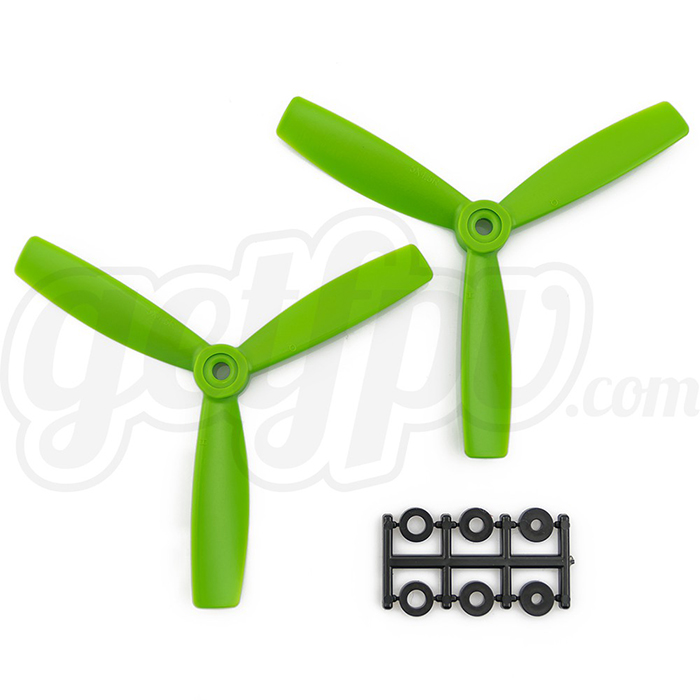 ¾Ë¾¾¹ðÅ© HQProp 5x4.5x3R ¿ªÇÇÄ¡ Bullnose Propeller - (Set of 2 - Green) 1