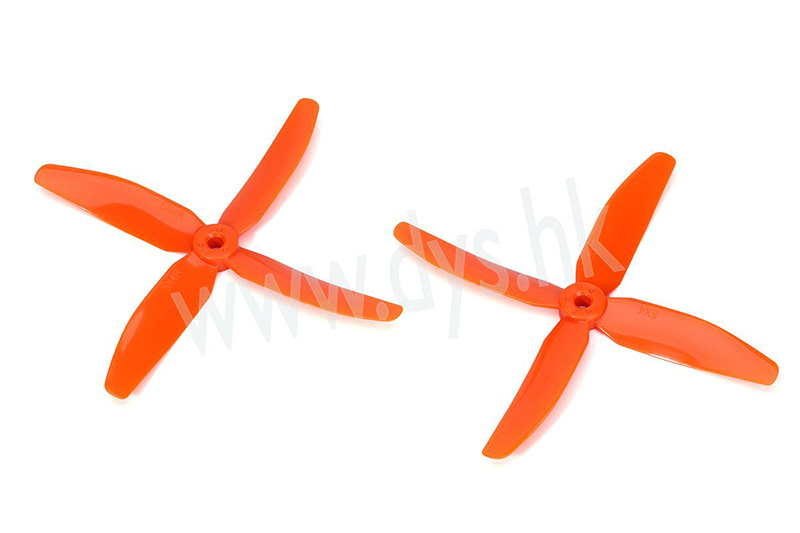 �˾���ũ  DYS ORANGE 5x4x4 5040 4-Blade Hi-Performance Prop FPV Propeller CW/CCW 4�� 2