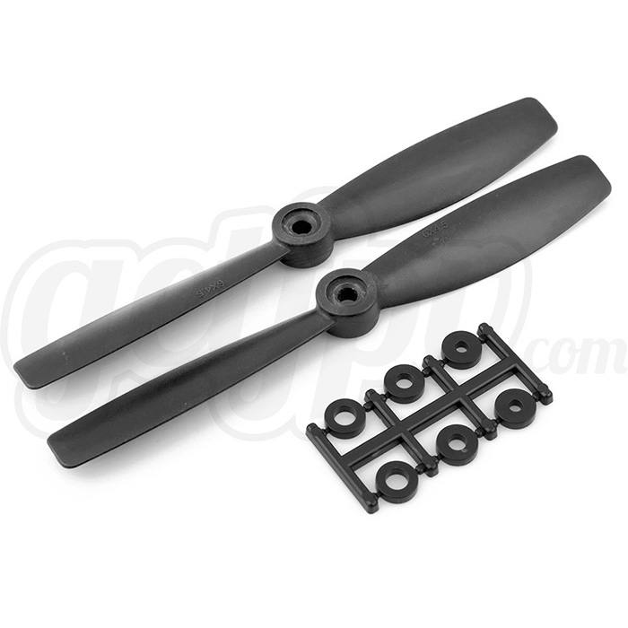 ¾Ë¾¾¹ðÅ© HQProp 6x4.5 Bullnose Á¤ÇÇÄ¡ BLACK 2pcs 2