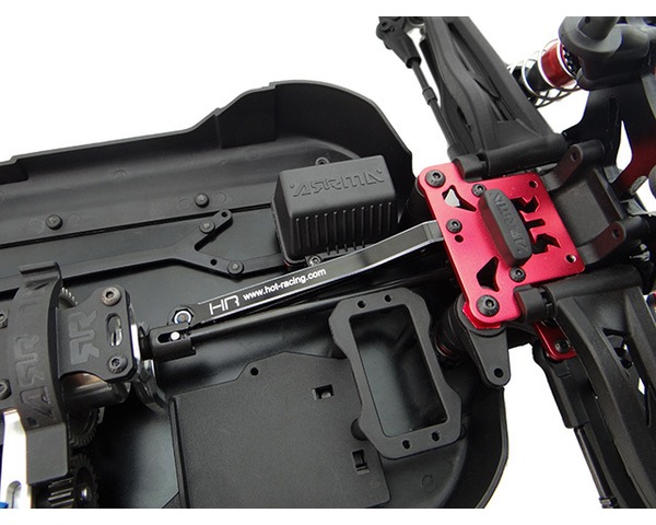 �˾���ũ HRAAON28C01 [HOT RACING] AoN28C01 Aluminum Front Chassis Brace: (black) - Kraton Outcast Senton 1