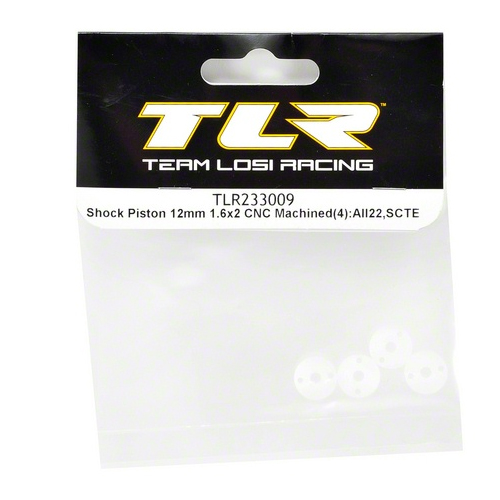�˾���ũ TLR233009 [TLR Racing] Team Losi Racing 12mm CNC Machined Shock Piston (4) (1.6x2) 1