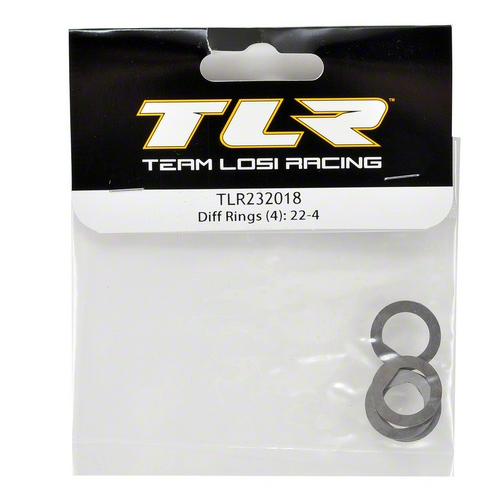 �˾���ũ TLR232018 [TLR Racing] Team Losi Racing 22-4 Differential Rings (4) 1