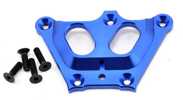 �˾���ũ LOSB2559 [TEAM LOSI] ��üǰ:TLR351001  Team Losi Aluminum Front Top Chassis Brace (Blue) 5IVE-T,MINI WRC 1