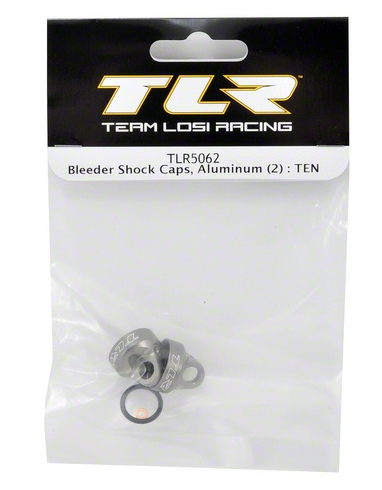 �˾���ũ TLR5062 [TLR Racing] Aluminum Bleeder Shock Cap Set (2)  (Option Part) 1