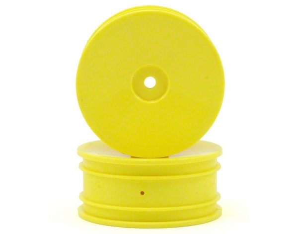 �˾���ũ LOSB1953 [TEAM LOSI] Team Losi Front Wheel Set (Yellow) (2) (Mini 8IGHT) 1