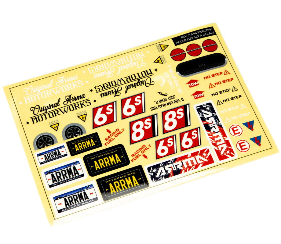 �˾���ũ ARA480040 [ARRMA] 1/7TH SCALE BODY ACCESSORIES SET A 2
