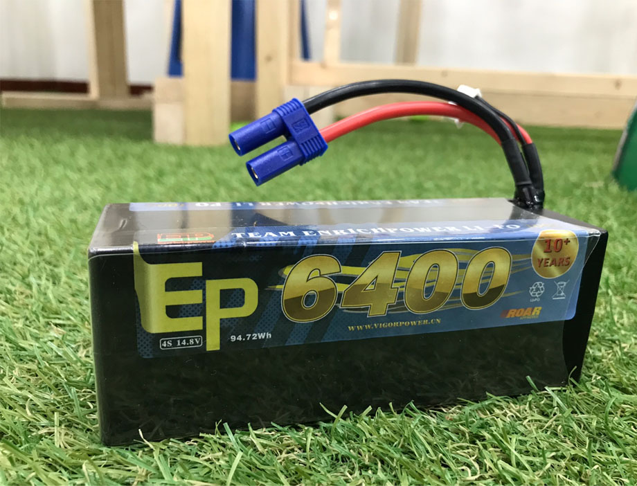 �˾���ũ 6400-4S-100C-EC5 [EP POWER] 14.8V 6400mah 100C �ϵ����̽� ��Ƭ������ ���͸� - EC5 2
