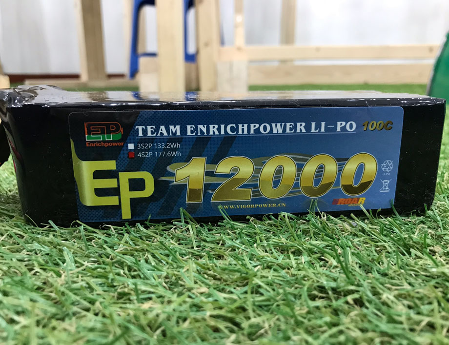 �˾���ũ 12000-4S-100C [EP POWER] 14.8V 12000mah 100C ��Ƭ������ ���͸� - EC5 3