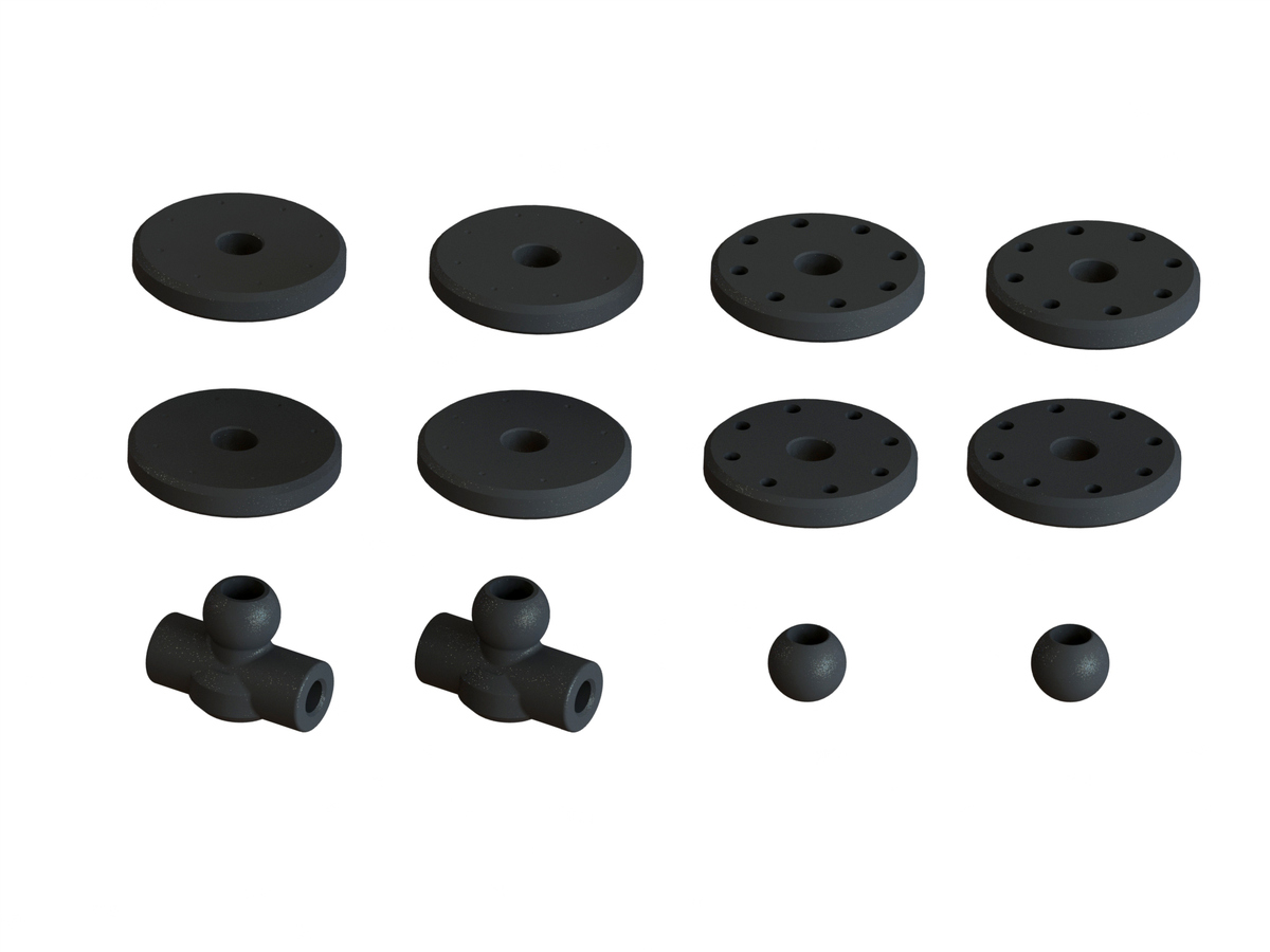 �˾���ũ ARA330765 [ARRMA] ARA330765 SHOCK SET BORE:16MM, LENGTH:131MM PISTON: 8X1.4MM OIL:2000CST 2