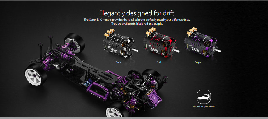 �˾���ũ 30401138 [HOBBYWING] [�帮��Ʈ ����] Xerun D10 13.5T 2900Kv Sensored Brushless Motor - Passion Edition (Red) 1