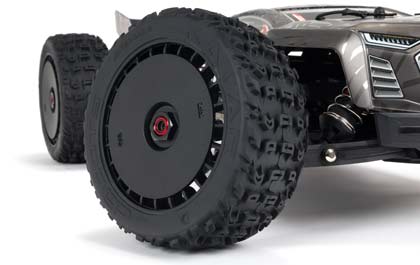 �˾���ũ ARA8707 [ARRMA] 1/8 Ż���� EXB ���ǵ� Ʈ���� 6S BLX 4WD RTR, Black 8