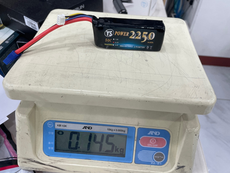 �˾���ũ YS2250-3S-50C [YS POWER] 11.1V 2250mAh 50C ��Ƭ������ ���͸� - �輱�� 2