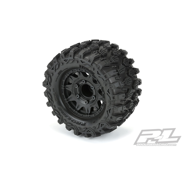 �˾���ũ PRO1019010 [PROLINE-RACING] 10190-10 Hyrax 2.8 Tires MTD Black 6x30 Stampede F/R 3