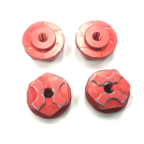¾Ë¾¾¹ðÅ© BU-680Red New SAVAGE¿ë FLANGED LOCK NUT (Red/ 4pcs) 17MM ÈÙ ³ÊÆ® 1