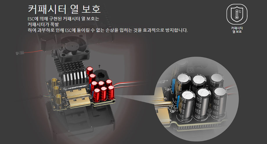 �˾���ũ 30104002 [HOBBYWING] EZRUN MAX4 HV 300A ���ӱ� (12�� ����) Sensorless ECS(1/5 ������ ������) 5