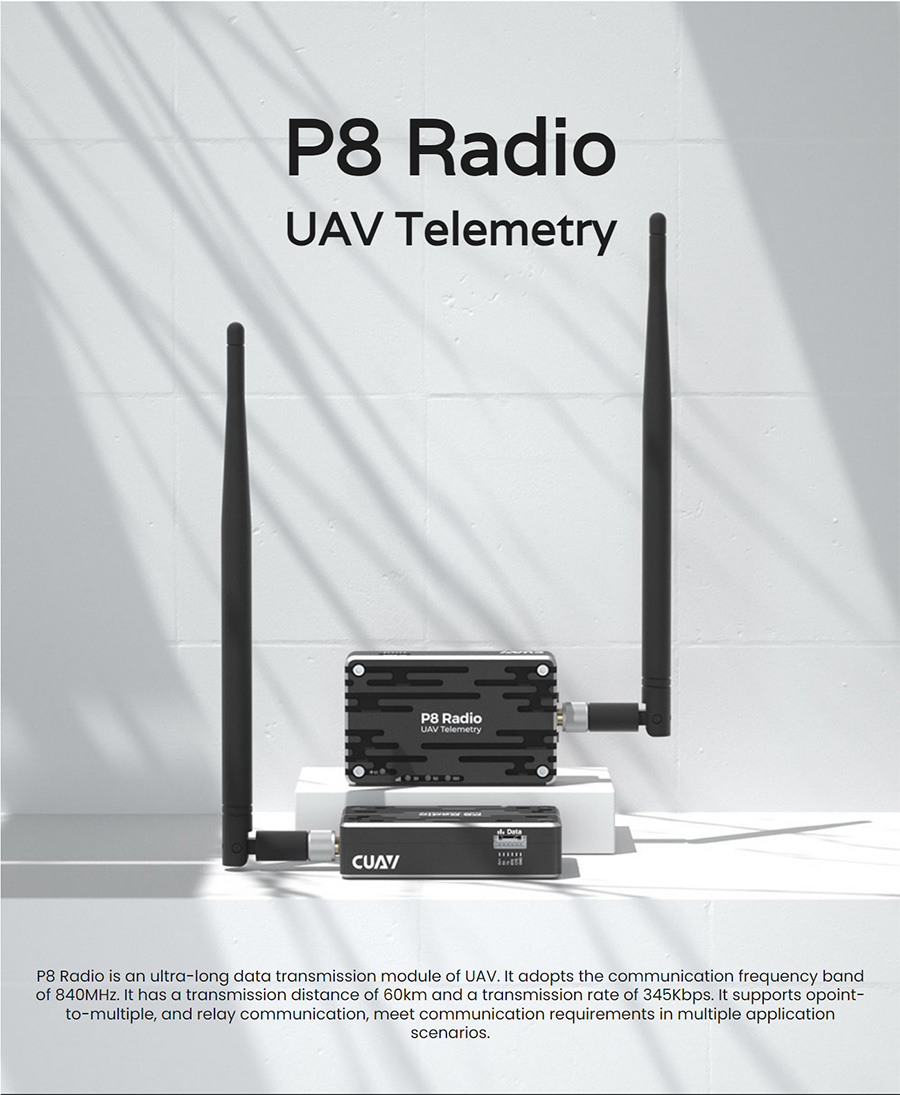 �˾���ũ  [CUAV] �Ƚ�ȣũ P8 �ڷ���Ʈ�� ��� P8 Radio Drone Telemetry | Long Distance Transmission (���Ŵ���) 1