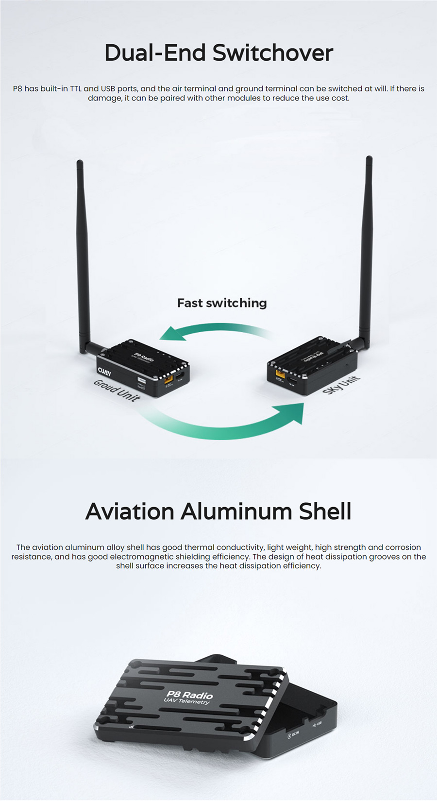 �˾���ũ  [CUAV] �Ƚ�ȣũ P8 �ڷ���Ʈ�� ��� P8 Radio Drone Telemetry | Long Distance Transmission (���Ŵ���) 4