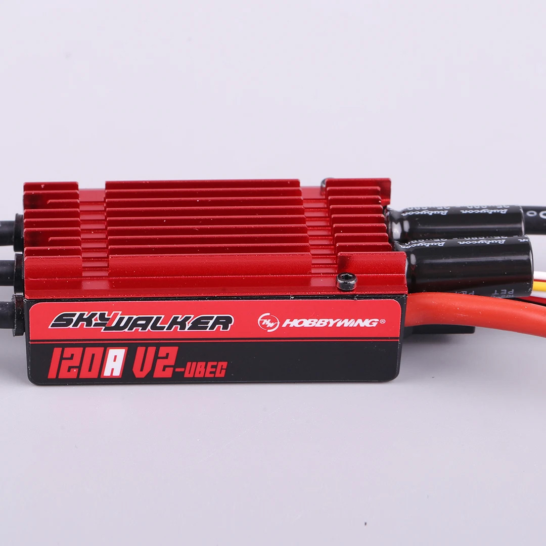 �˾���ũ 30205450 [HOBBYWING] ��ī�̿�Ŀ V2 120A �귯������ ���ӱ� - 3-8S �Է�, 5~8.4V ����ġ BEC ���� 3