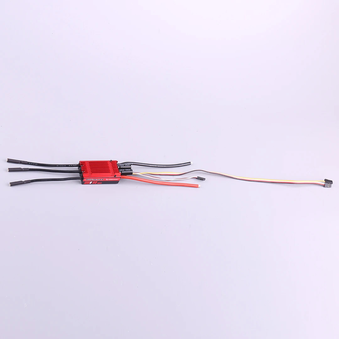 �˾���ũ 30205450 [HOBBYWING] ��ī�̿�Ŀ V2 120A �귯������ ���ӱ� - 3-8S �Է�, 5~8.4V ����ġ BEC ���� 5