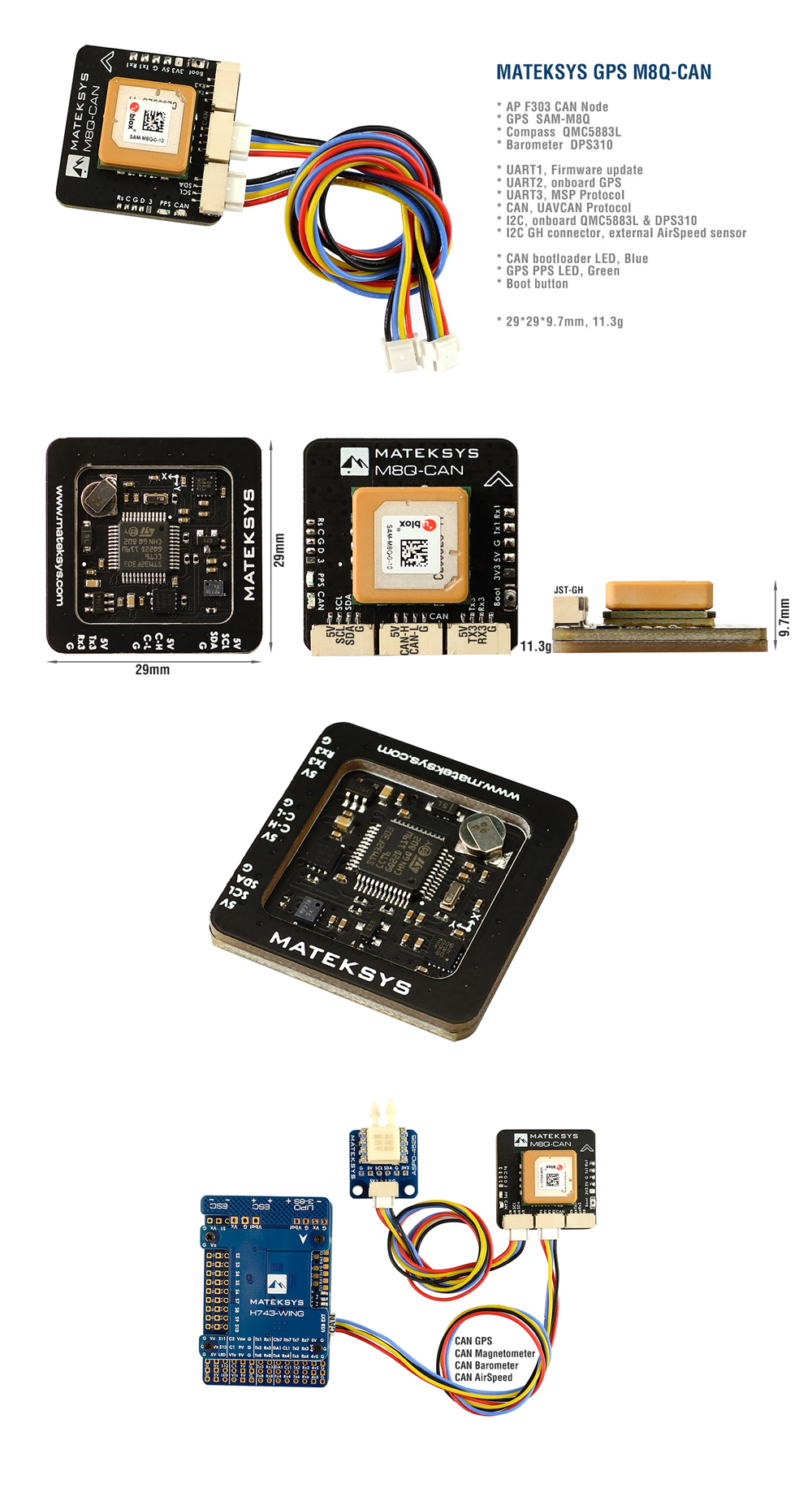 �˾���ũ  ���� GPS M8Q-CAN 1