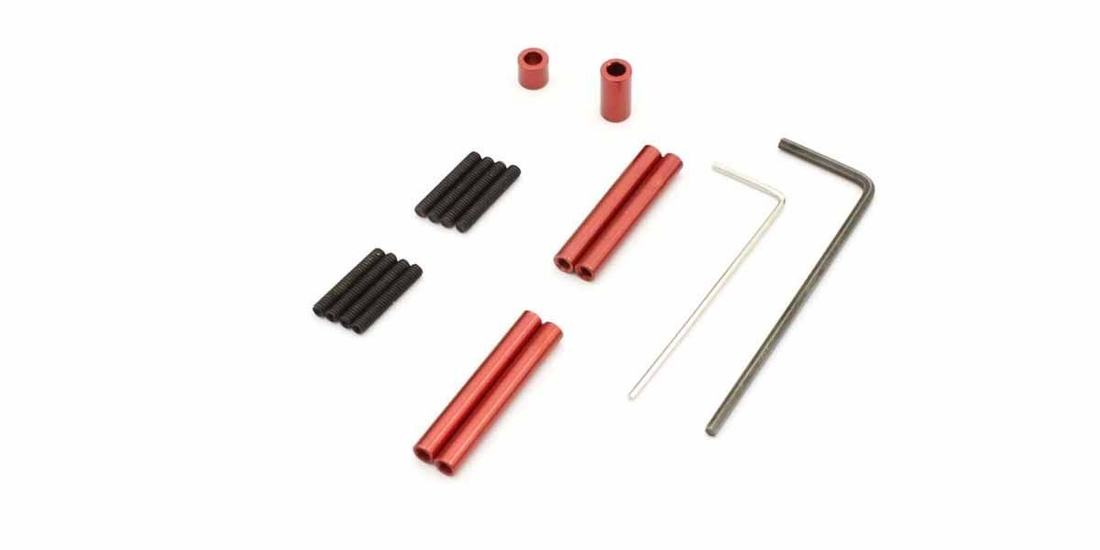 �˾���ũ KYMXW002R [KYOSHO] Aluminum Link Rod Set WB120mm 1