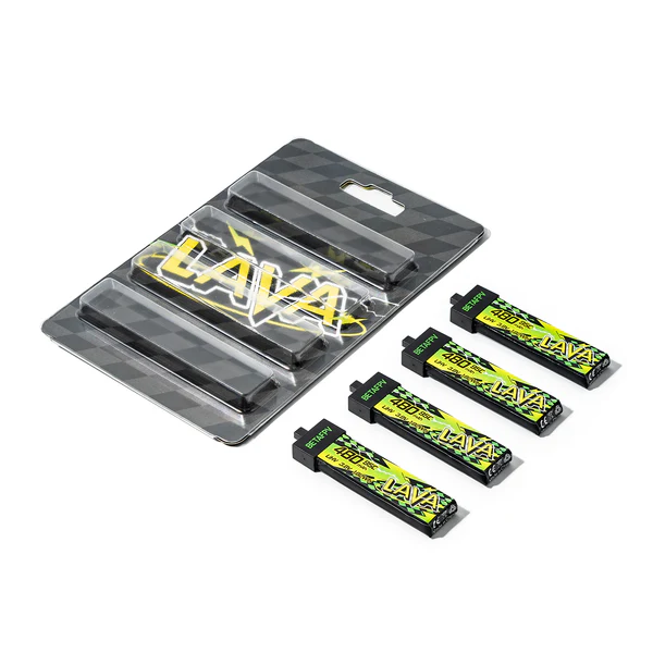 �˾���ũ  [BETAFPV] LAVA 1�� 3.8V 680mAh 95C LiHV ��Ƭ������ ���͸� (4��) 6