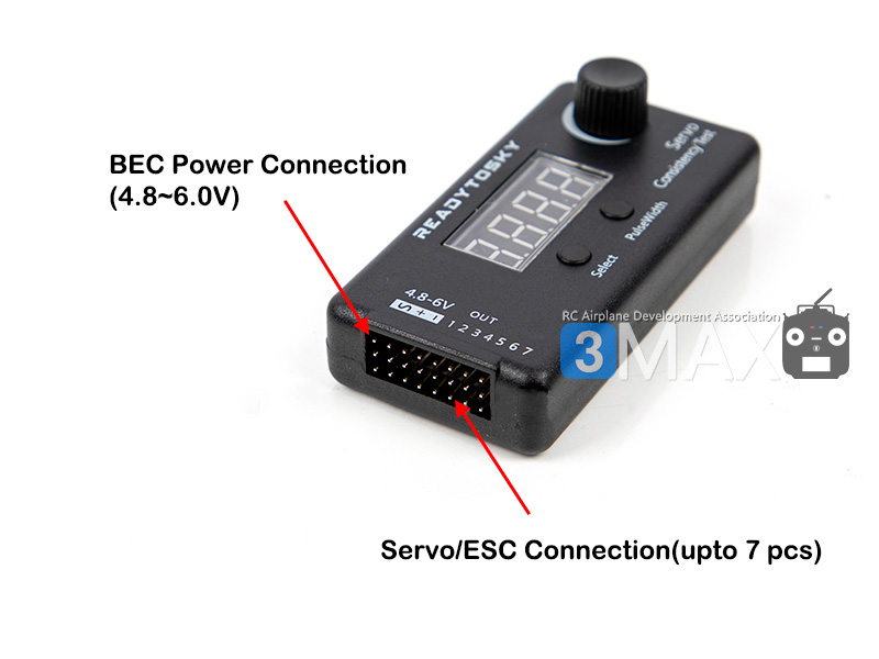 �˾���ũ SREA-220 [RTS] Digital Servo Tester/ESC Synchronizer(7 Servo/ESC/800~2200us) - ��Ƽ���Ϳ� 1
