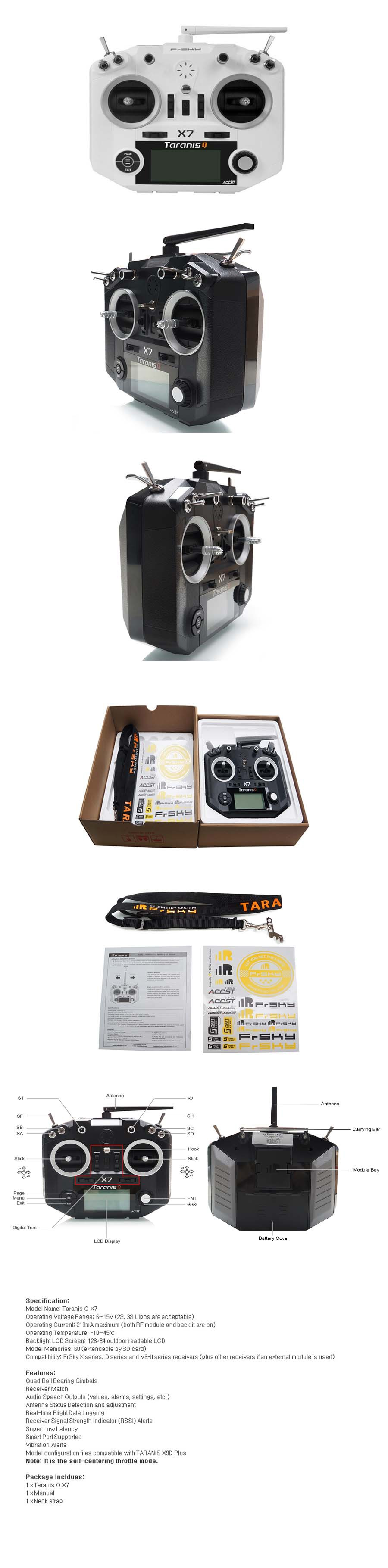 �˾���ũ  [FrSky] Ÿ��Ͻ� TARANIS Q X7 ������ ������ 3