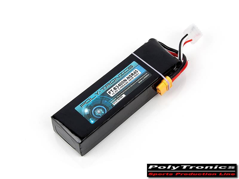 ¾Ë¾¾¹ðÅ© PT-3400NS-UF45_4 PT-B3400-NSR45 (14.8V, 4S1P, 45C /JST-XT) ¸®Æ¬Æú¸®¸Ó ¹èÅ͸® - XT60 2