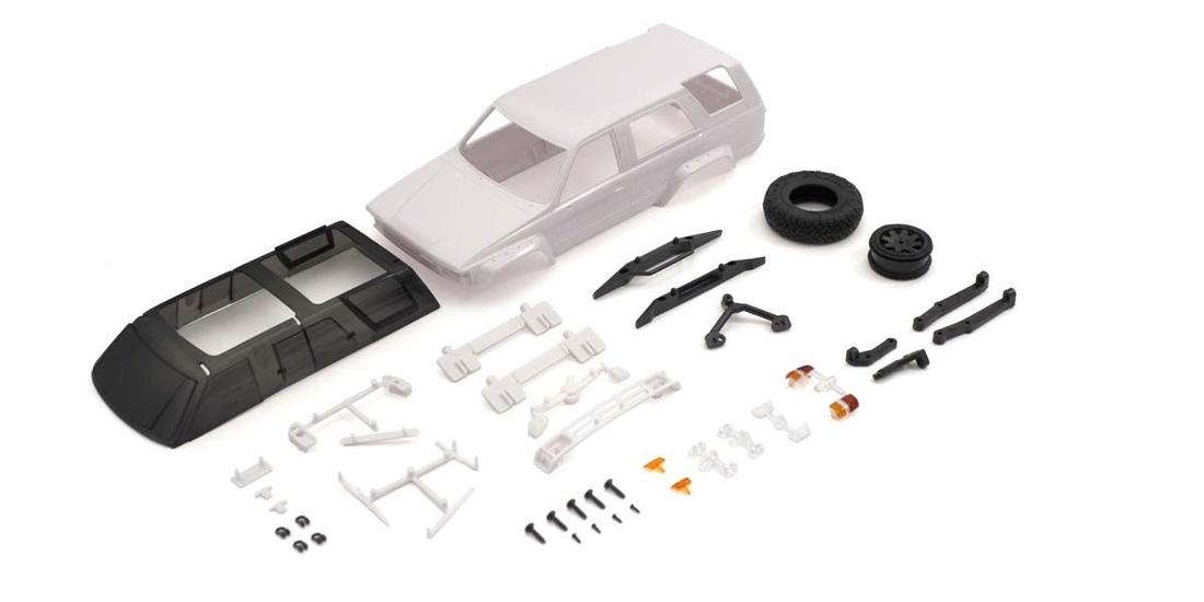 �˾���ũ KYMXN02 [KYOSHO] Toyota 4Runner White Body Set 1
