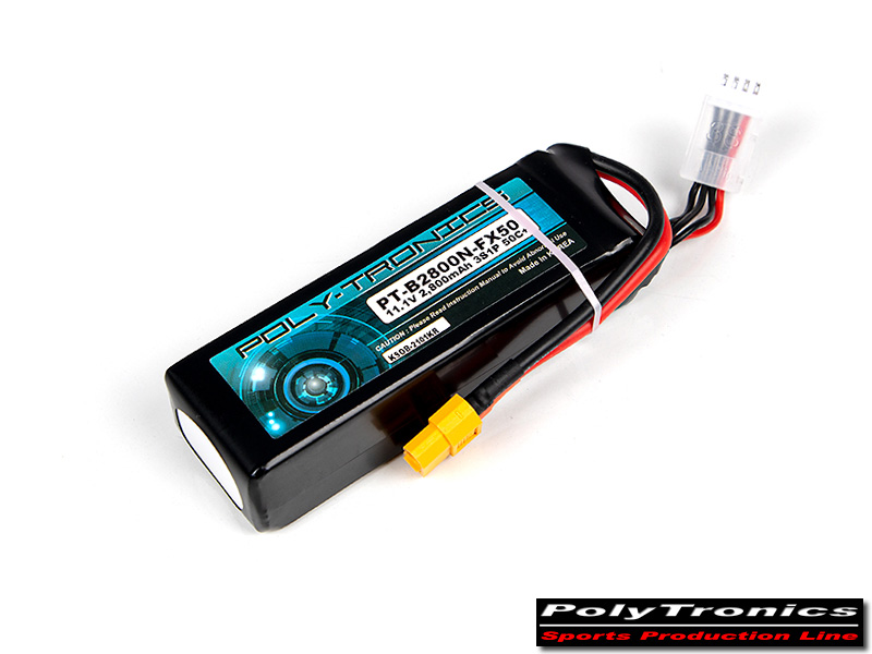 �˾���ũ PT-B2800_FX50_3 PT-B2800N-FX50 (11.1V, 3S1P, 50C+) ��Ƭ������ ���͸� - XT60 2