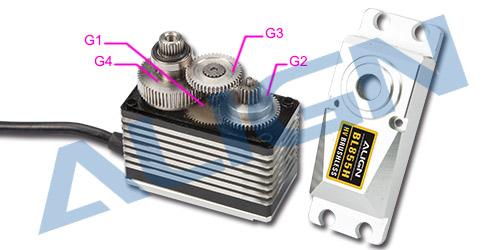 �˾���ũ HSP85501T [ALIGN] BL855H Servo Gear Set 2