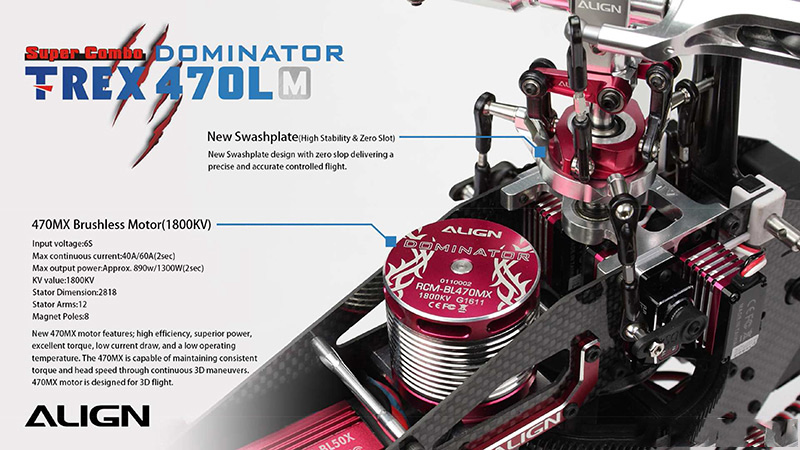 �˾���ũ RH47E01XT [ALIGN] T-Rex470LM ���̳����� �����޺� 6