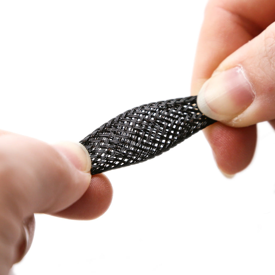 ¾Ë¾¾¹ðÅ© Mesh_Tube_8F-1 ¿ÍÀÌ¾î ¸Þ½¬ °¡µå Wire Mesh Guard Black 9.5mm (5M) - ¹è¼± Á¤¸®¿ë Æ©ºê 3
