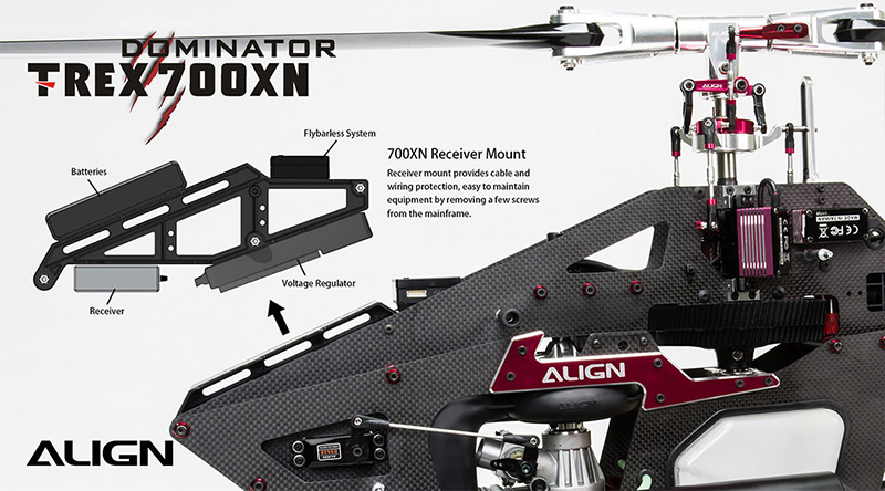 �˾���ũ RH70N11XW [ALIGN] T-Rex700XN Nitro Combo 9