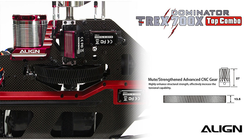 �˾���ũ RH70E35XW [ALIGN] T-Rex700X Dominator TOP Combo 15