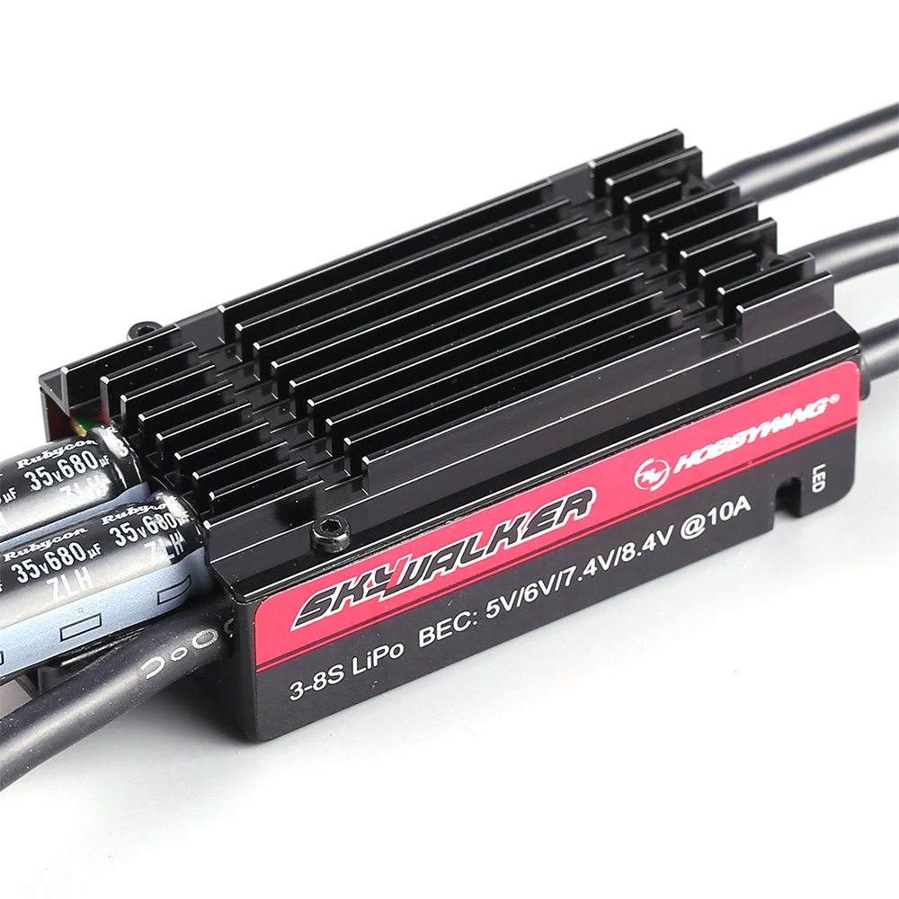 �˾���ũ 30205450 [HOBBYWING] ��ī�̿�Ŀ V2 120A �귯������ ���ӱ� - 3-8S �Է�, 5~8.4V ����ġ BEC ���� 1