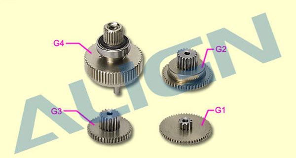 ¾Ë¾¾¹ðÅ© HSP65502T DS655 Servo Gear Set 1