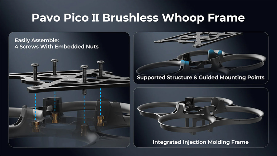 �˾���ũ  ��Ʈ ����(BETAFPV Pavo Pico II, DJI O4 Air Unit)