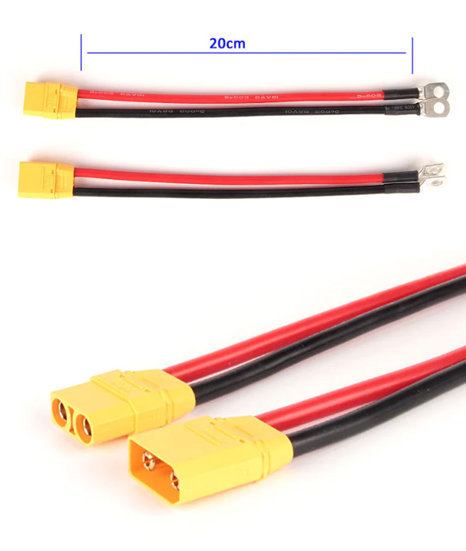 [�˾���ũ] C-1047 [Holybro] Ȧ����� PDB 300A �� XT90 ���� ���̺� (AWG10, 20cm) 1