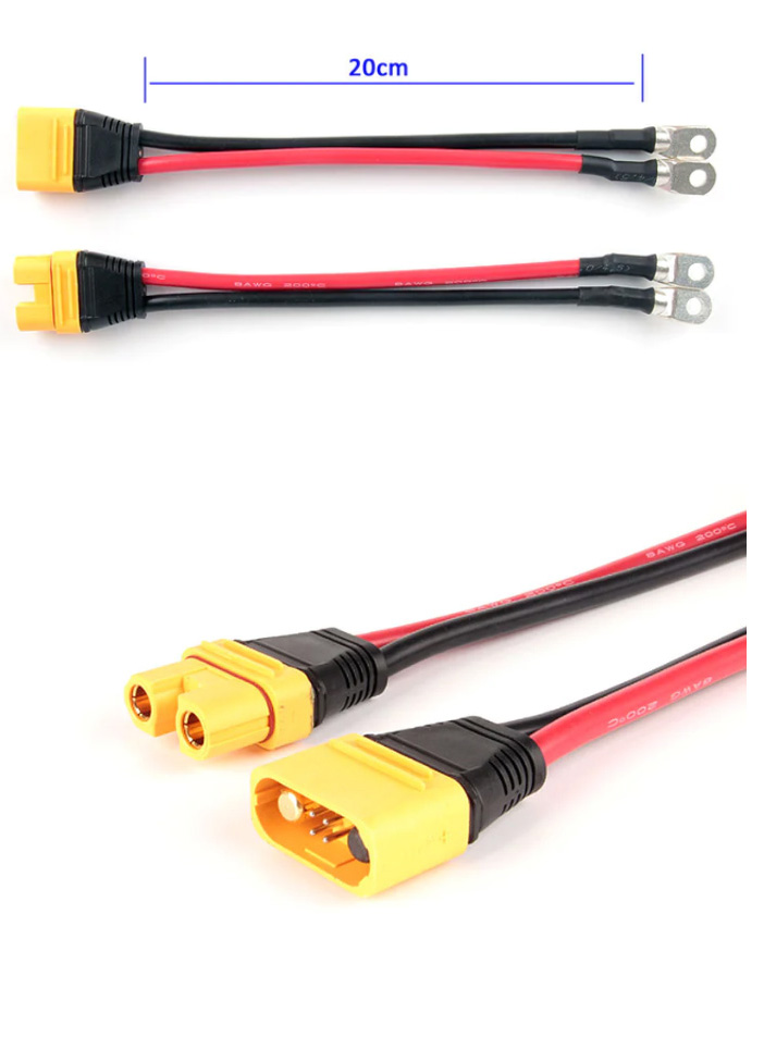 [�˾���ũ] ���� [Holybro] Ȧ����� PDB 300A �� AS150U ���� ���̺� (AWG8, 20cm) 1