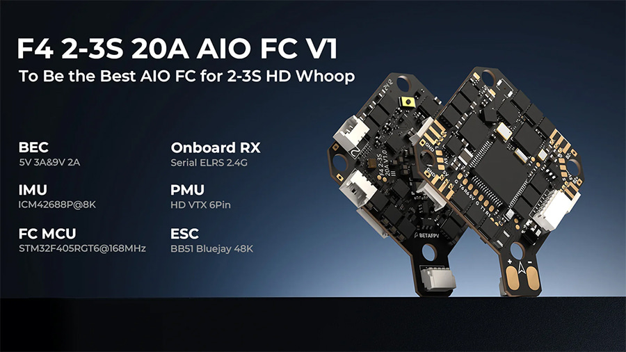�˾���ũ  BETAFPV Pavo Pico II ���������� (ELRS, DJI O4)