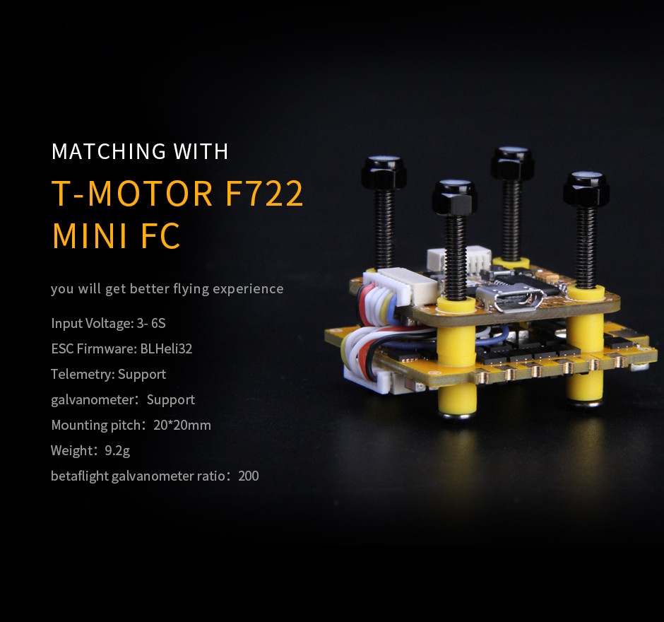 �˾���ũ  [T-MOTOR] F45A �̴� 4in1 2020 ���ӱ�(6S, 32bit) 6