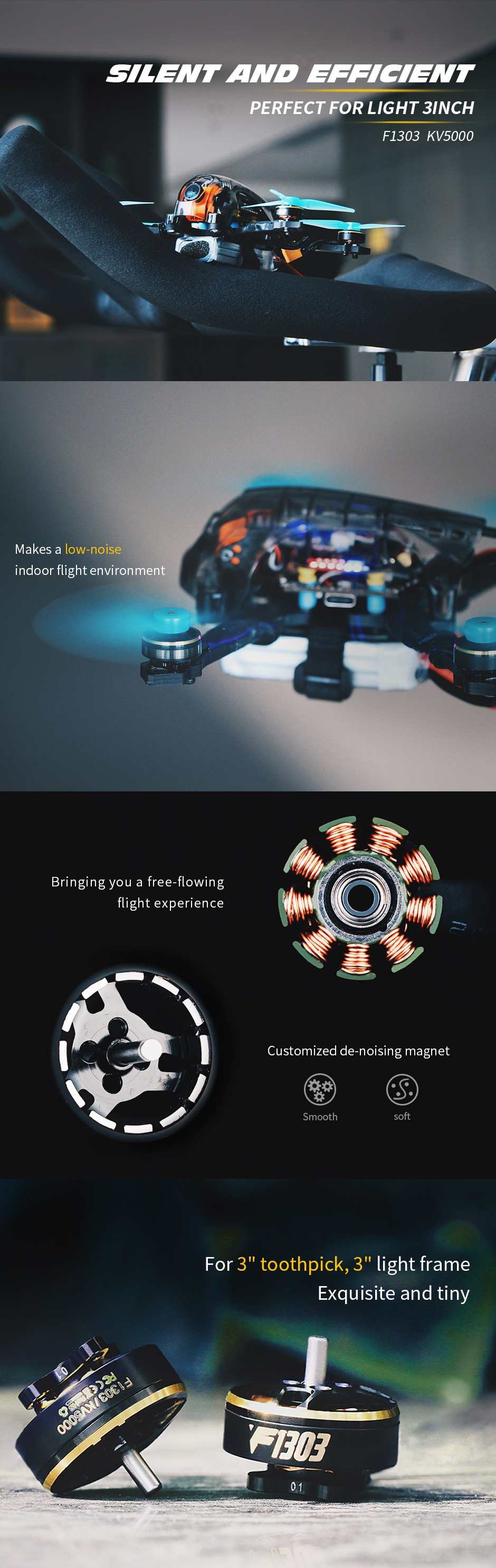 �˾���ũ  [T-MOTOR] F1303 5000KV �귯������ ���� 1