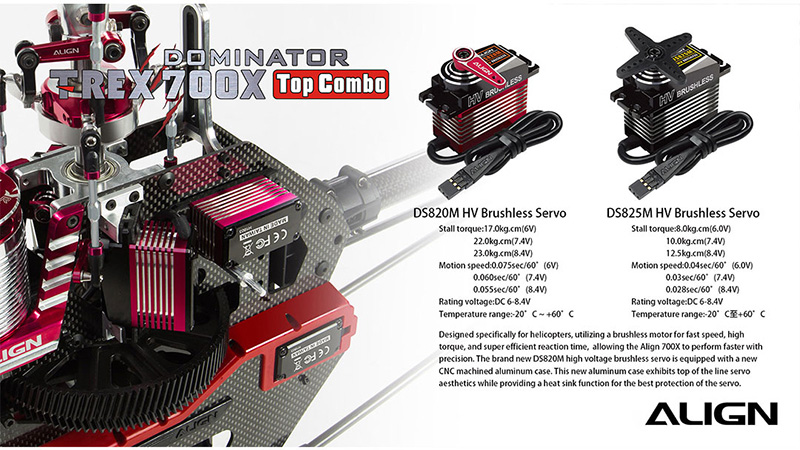 �˾���ũ RH70E35XW [ALIGN] T-Rex700X Dominator TOP Combo 12